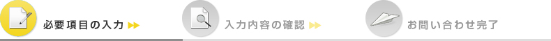 必要項目の入力
